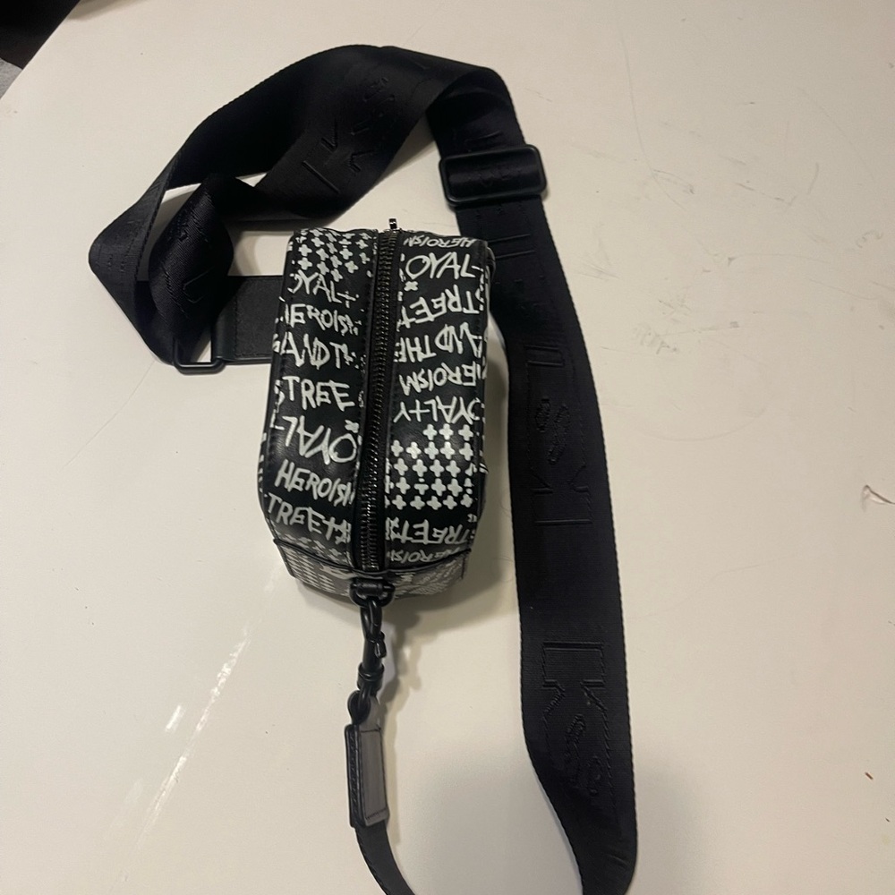 Ksubi Black and White Crossbody Bag